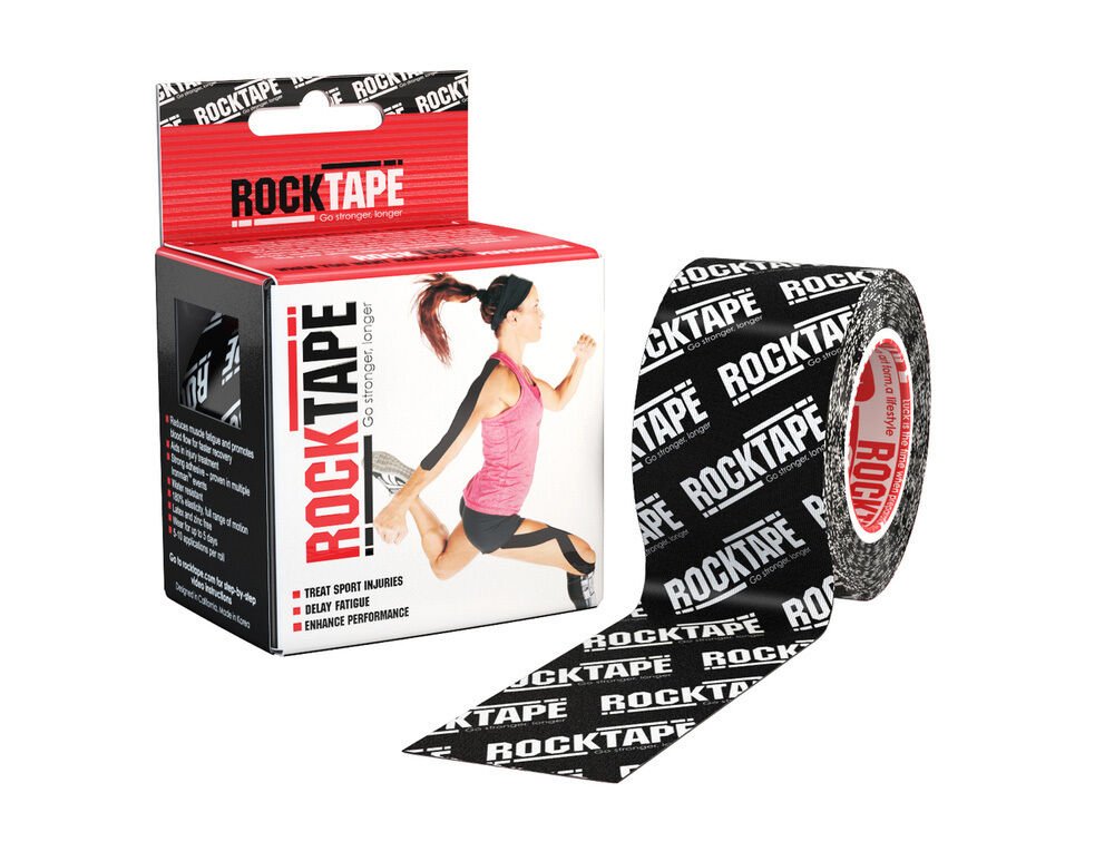 Rocktape 5mtx5cm Siyah Logolu