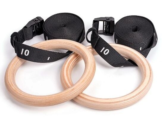 Ahşap Jimnastik-Crossfit Halkası 28mm-32mm